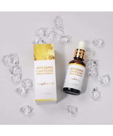 AngelicMisto Caffeine Eye Serum 1oz - Dark Circles, Puffiness, Wrinkles & Bags Remover - Buy Online on SooperMarket.com