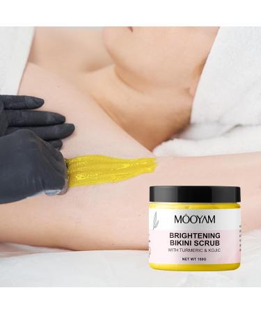 Bikini Area Exfoliator & Brightening Body Scrub - Turmeric & Kojic Acid for Ingrown Hair & KP Treatment | 5.29OZ - Buy Online on SooperMarket.com