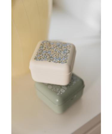 BIBS X Liberty Schnuller Box - BPA Free Sterilizer for Pacifiers | Made in Denmark (Capel Sage) - International Shipping Available - Buy Online on SooperMarket.com