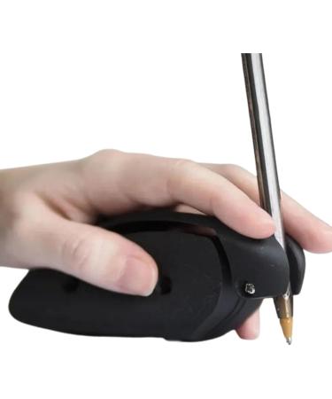 Tainrunse Ergonomic Pen Grip Drawing Aid for Limited Mobility Assistive Writing Tool Universal Compatibility Holder with Improved Control Black - Buy Online on SooperMarket.com
