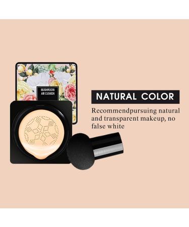 Mushroom Head Air Cushion BB Cream CC Cream Foundation Moisturizing Concealer Lasting Nude Makeup Moisturizing Pigment CC Liquid Foundation Even Skin Tone Makeup Base Primer #Natural - Buy Online on SooperMarket.com