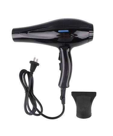 Negative Ionic Hair Dryer Quick Drying Low Noise Hair Blow Dryer for Home Use Black US Plug 110V