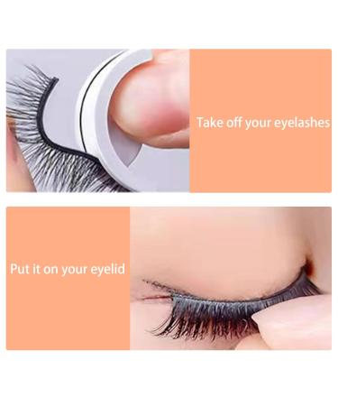 Buy Reusable Self-Adhesive Fake Eyelashes | Realistic & Bushy Makeup Lashes in Crystal Case for Beginners International Shipping Available - Buy Online on SooperMarket.com