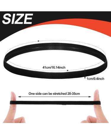 Buy Sularpek 6 Pack Yoga Head Bands - Anti-Slip Elastic Hair Bands for Gym Football & Tennis - Unisex Sports Headbands - Buy Online on SooperMarket.com
