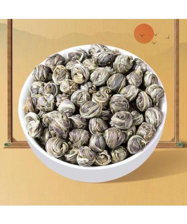 Newest MQUPIN Jasmine Dragon Pearls Green Tea 120g - Hand Rolled, Natural Floral Scent, Aromatic & Tonic | White 120g - Buy Online on SooperMarket.com