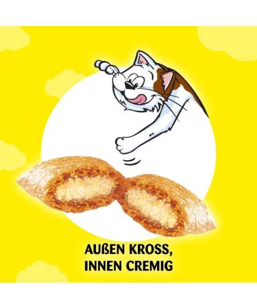 Buy Dreamies Mix Cat Snacks with Beef & Cheese - Crispy & Creamy Treats - 6 x 60g | International Shipping Available - Buy Online on SooperMarket.com