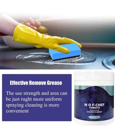 MOF-CHEF Protective Kitchen Cleaner | Tough Stains & Grease Remover (500g + Gloves) - International Shipping Available - Buy Online on SooperMarket.com