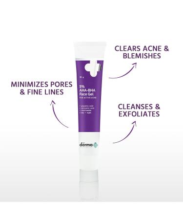 Buy AHA-BHA Gel for Active Acne - Fast-Acting Treatment 30 gm | International Shipping Available - Buy Online on SooperMarket.com