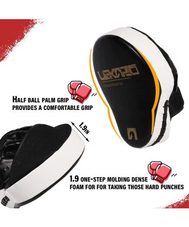Punching Mitt Curved Boxing Pad for MMA Muay Thai Training - Single Hand Target for Dojo Sparring - Buy Online on SooperMarket.com