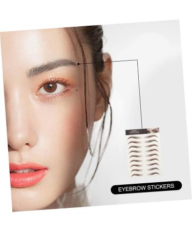 Beavorty 9 Sheets Waterproof Eyebrow Stickers 6d Cosmetic Stencil 21x14.7cm Brown - Buy Online on SooperMarket.com