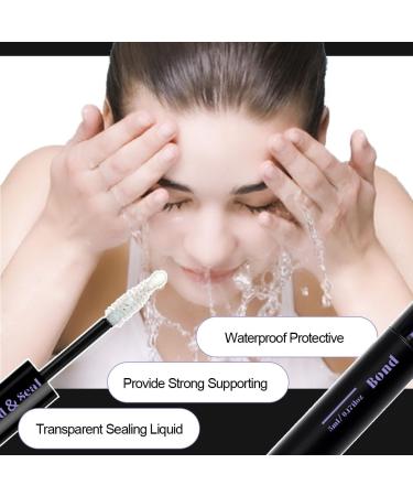 Qiveaory Lash Bond and Seal Kit 3Pcs DIY Lash Extension with Waterproof Lashe Cluster Glue 72h Hold and Seal Lash Remover Tweezers for Eyelash Extensions Beginners Self Use at Home - Buy Online on SooperMarket.com