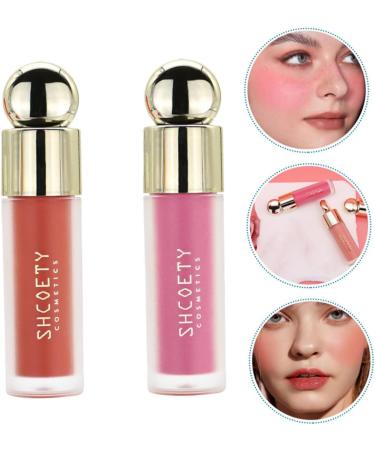 FOYTOKI 2pcs Hydrating Blush Blouses Cream Blush Soft Creamy Blush Highlighter Makeup Everyday Makeup Liquid - Buy Online on SooperMarket.com