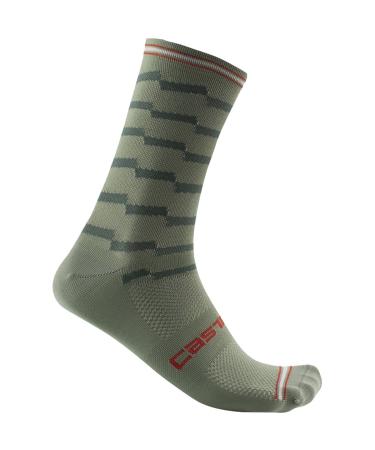 CASTELLI Men's Unlimited 18 Sock Socks XXL Defender green
