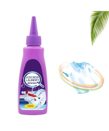 Active Enzyme Laundry Stain Remover Garment Stubborn Stain Cleaner Oil Remover Clothes Stain Remover Cleaner Emergency Stain Rescue Stain Remover 120ml