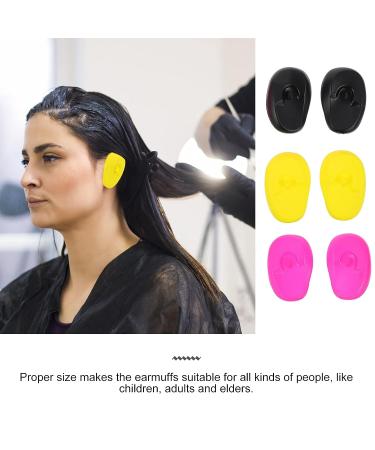 KALLORY 3pcs Waterproof Ear Shower Caps - Colorful Ear Covers for Shower 7.7X5.5X2CM - Buy Online on SooperMarket.com