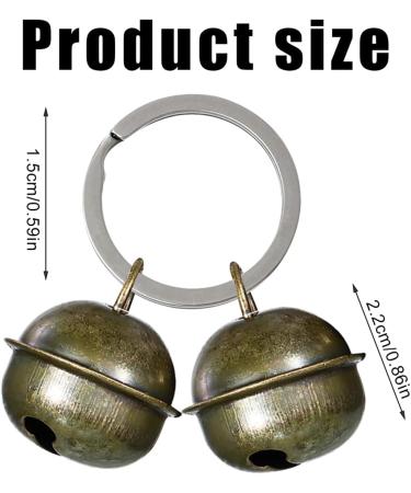 Leeq Extra Loud Pet Tracker Bell for Cats & Dogs | Durable Collar Bell & Charm for Black Cats | Perfect Dog Collar Accessory - Buy Online on SooperMarket.com