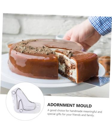 PRETYZOOM Chocolate Mold Shoe Fondant Mold 3D Shoes Cake Mold for Chocolate 3D High Heel Meaningful Gift Sugarcraft Mold Soap Making Decor Reusable Mold Muffin Cartoon Plastic Miss - Buy Online on SooperMarket.com