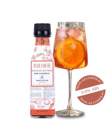 Bablouie Orange Bitters - 3.3oz Non-Alcoholic Craft Bitters with Distinct Citrus Notes for Classic Cocktails - Buy Online on SooperMarket.com