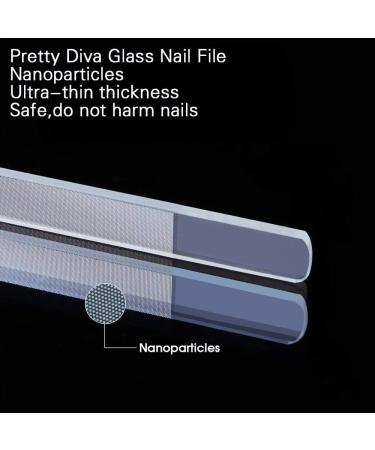 Tassety Glass Nail Shiner Nail Files Nano Glass Crystal Nail Buffer Shine Polisher for Natural Fingers Nails Toes Nails - Buy Online on SooperMarket.com