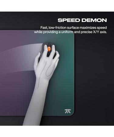 Fnatic JET M Pro Gaming Mouse Pad | Esports Speed Surface | Medium Size 360x280x3mm | Waterproof, Stitched Edges, Anti-Slip Rubber Base - Buy Online on SooperMarket.com