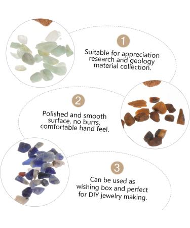 Hemoton 9pcs Tumble Chips Quartz Gem Chip Tumble Stones Mixed Gemstone Bottles Wishing Bottle Gem Bottle Ore As Shown 9PCS - Buy Online on SooperMarket.com