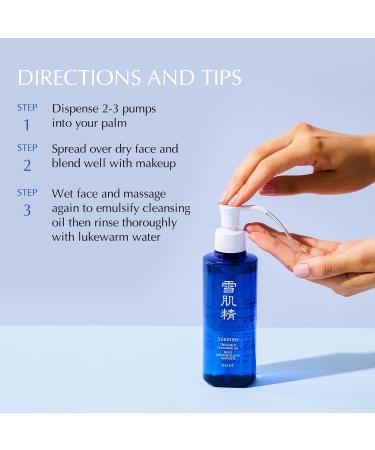 SEKKISEI Treatment Cleansing Oil - Best Facial Cleanser & Makeup Remover | 10.1 Ounce - International Shipping Available - Buy Online on SooperMarket.com