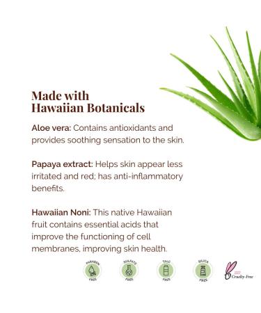 Hanalei Aloe E Hawaiian Face Wash & Island Aloe Gel Moisturizer | Natural Hawaiian Botanicals | Cruelty-Free Skincare - Buy Online on SooperMarket.com