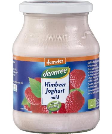 dennree raspberry yoghurt mild (6 x 500 gr)