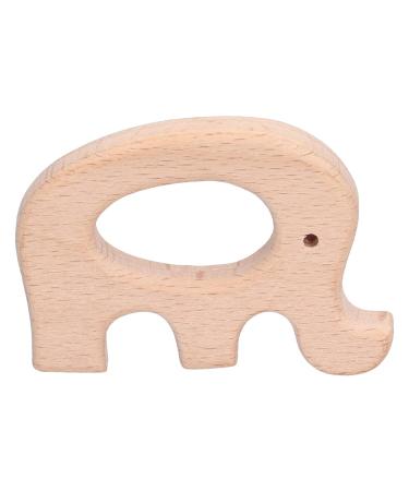 Alvinlite Baby Bite Toys - BPA-Free Beech Wood Elephant Rings for 0-12 Months | 5-Piece DIY Necklace & Bracelet Set - Perfect Baby Gifts - Buy Online on SooperMarket.com