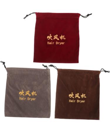 Healeved 6 Pcs Hair Dryer Storage Bag Travel Hair Dryer Blow Dryer Bag Drawstring Fabric Wine Bag - Buy Online on SooperMarket.com