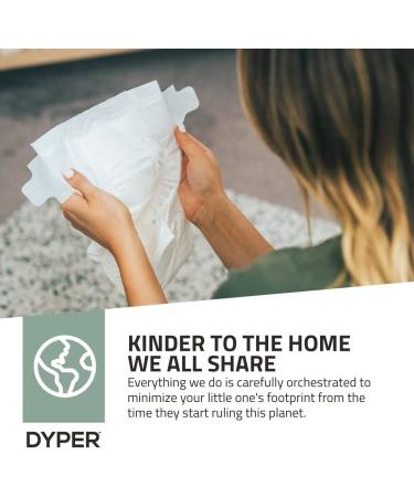 DYPER Bamboo Baby Diapers Newborn Size | Cloth Alternative for Day & Overnight | Plant-based Eco-Friendly Diapers | Hypoallergenic & Unscented | 34 Count Pack - Buy Online on SooperMarket.com
