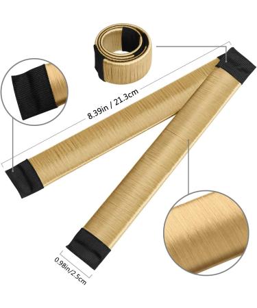 Magic Hair Bun Maker Fast & Easy Donut Bun Maker DIY French Twist Bun Shaper for Girls Women (Blonde Light Brown Brown) - Buy Online on SooperMarket.com