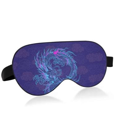 Haskirky Light Blocking Eye Mask Breathable and Adjustable Adult Men and Women Travel on Business Trips Yoga Meditation Light Smooth Comfortable Eye Mask Office Deep Sleep Goodies Purple Chinese Dr