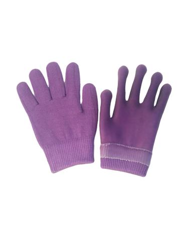 HAPINARY Cracked Skin Socks Spa Socks Moisture Socks Skin Care Gloves Jojoba Oils Hands Whitening Gloves Cracked Skin Gloves Spa Moisturizing Gloves Women Purple Gel Cosmetic medium