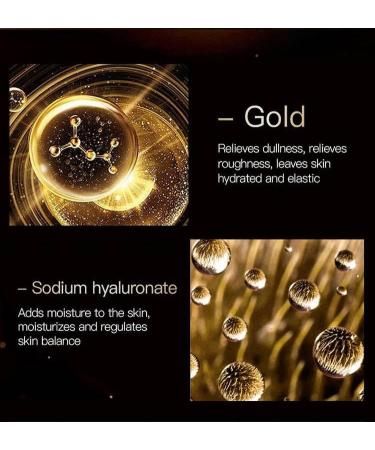 24k Gold Mask Sheet Mask Niacinamide Mask Nourishing & Moisturizing Hyaluronic Acid Mask Skincare For All Skin Types - Buy Online on SooperMarket.com
