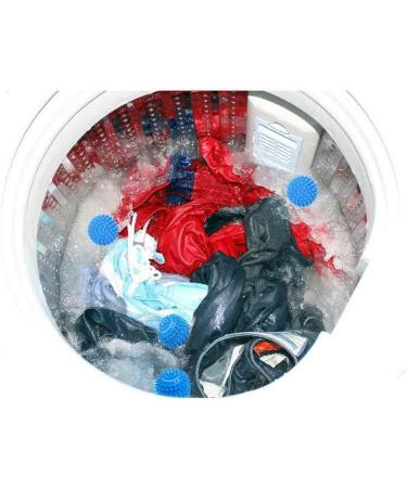 Reusable Dryer Balls Tumble Laundry Wash Balls Non Melt Dryer Balls for Speeding Drying and Reducing Creases for Clothes (Red) - Buy Online on SooperMarket.com