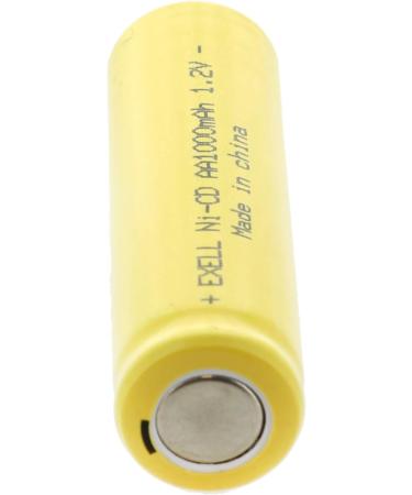 Buy Exell AA 1.2V 1000mAh NiCD Flat Top Rechargeable Battery | Ideal for Meters Radios Hybrid Cars & R/C Devices - International Shipping Available - Buy Online on SooperMarket.com