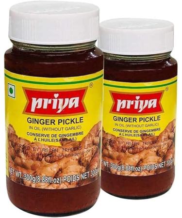 Seelans Supertore | Priya Sweet Ginger Pickle 300G (Pack of 2) | Ginger Pickle | Indian Origin - Buy Online on SooperMarket.com
