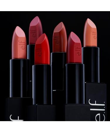 e.l.f. O Face Satin Lipstick - Richly Pigmented, Nourishing & Long-Lasting Creamy Lipstick with Jojoba - Vegan & Cruelty-Free - Buy Online on SooperMarket.com
