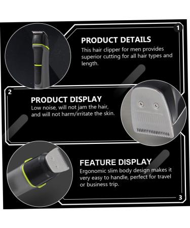 Angoily 1 Set Electric Hair Clipper & Beard Trimmer - Professional Barber Supplies for Home Hair Cutting - Buy Online on SooperMarket.com
