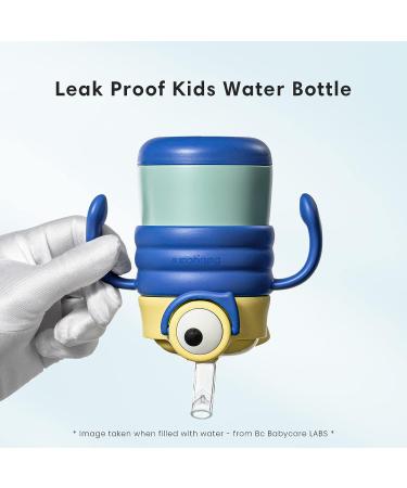 BC BabyCare Kids Stainless Steel Sippy Cup 9.8oz - Blue | Insulated Leakproof Bottle for 1 Year Old | Cute Cartoon Design | Keeps Water Cold 12h+ | BPA-Free - Buy Online on SooperMarket.com