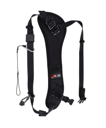 Ocim Camera Strap,Camera Sling Strap with Safety Tether, Adjustable and Comfortable Neck/Shoulder Belt for DSLR/SLR Camera (Compatible With Nikon, Canon, Sony) Universal Belt Women/Men