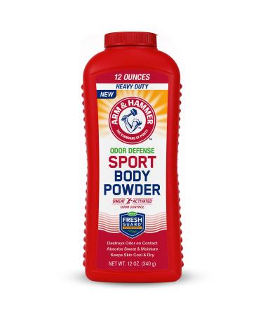 Arm & Hammer Sport Body Powder  Powder for Men and Women  Fresh Feeling  Talc Free  Aluminum Free Odor Defense with Baking Soda