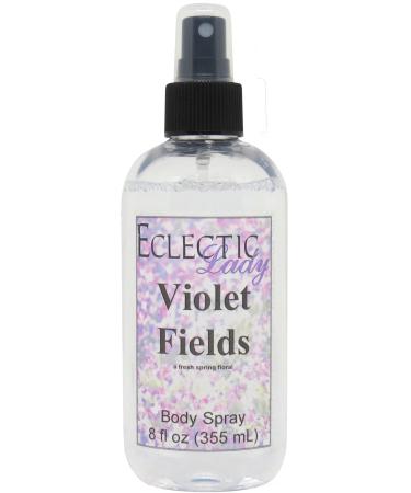 Violet Fields Body Spray 8 ounces Body Mist for Women with Clean Light & Gentle Fragrance Long Lasting Perfume with Comforting Scent for Men & Women Cologne with Soft Subtle Aroma For Daily Use 8 Fluid Ounces