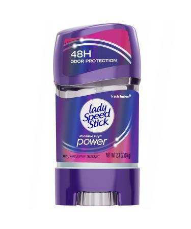 Lady Speed Stick 48HR Antiperspirant Deodorant Gel Fresh Fusion 2.30 oz