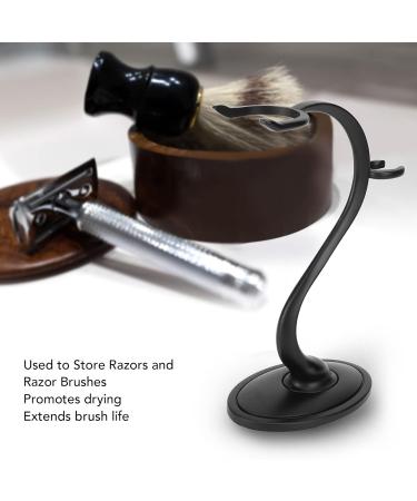 Ankroyu Alloy Razor Holder Stand & Shaving Brush Holder - Stylish Bathroom Organizer for Men - Buy Online on SooperMarket.com