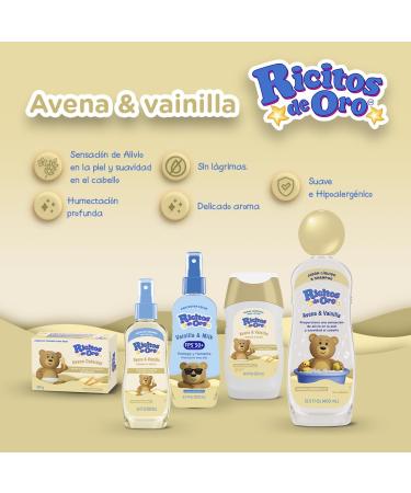 Ricitos de Oro Avena & Vainilla Body Lotion - Deep Moisture 8.4 Fl oz | Best International Shipping - Buy Online on SooperMarket.com
