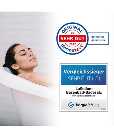 LaSolium Alkaline Bath Salt - 650g for Deacidification | DERMATEST Very Good | International Shipping - Buy Online on SooperMarket.com