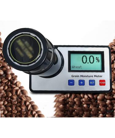 HDCCDM Smart Grain Moisture Meter Grain Moisture Analyzer with Backlit LCD Screen for Wheat Maize Corn Coffee Cocoa Soybean Rice Almond Peanut Sesame Sorghum Canola Barley
