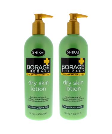 SHIKAI PRODUCTS LOT,BORAGE THRPY,ORGINAL, 16 FZ (pack of 2)